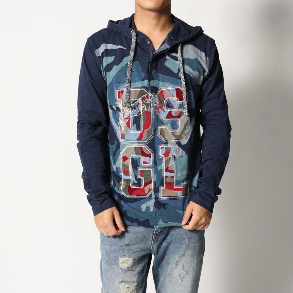 DSG Men's Multicolor Camo Hoodie